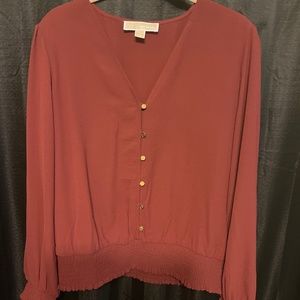 Michael Kors long sleeve blouse